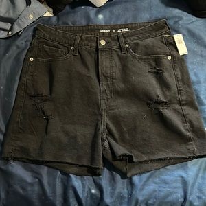 Old Navvy black shorts